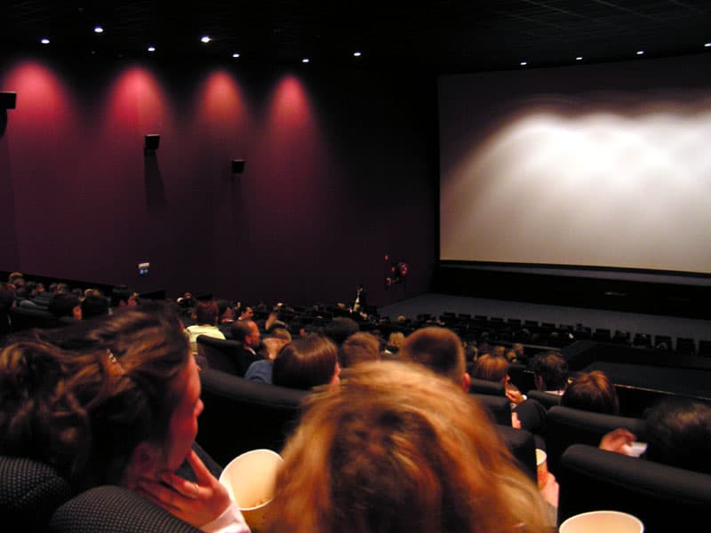 movie theater screening room